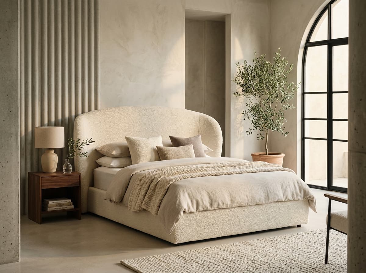 THE HAVEN — Modern Upholstered Bed by BEDCRAFT